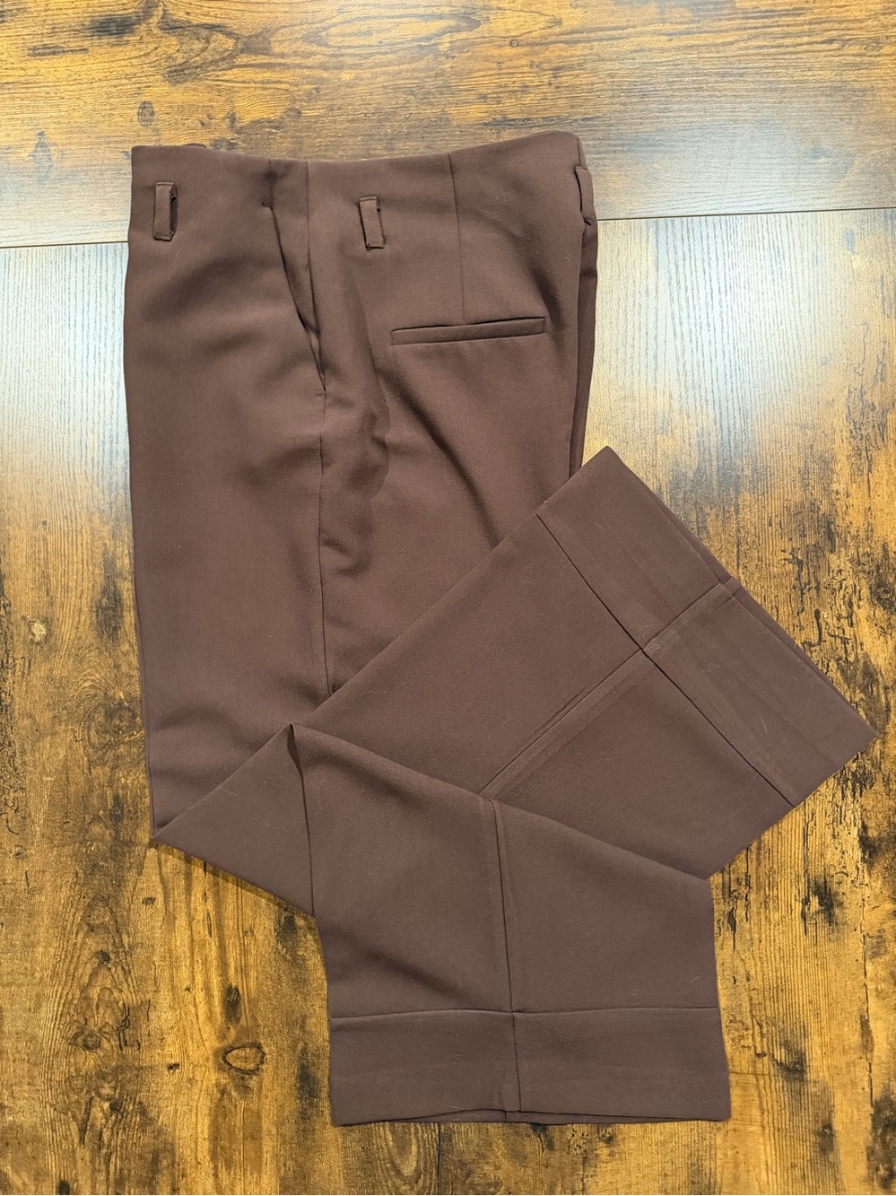 Zara Cuffed Hem Trousers